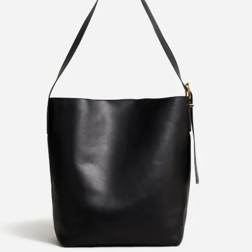 Madewell Black Leather Shoulder Bag
